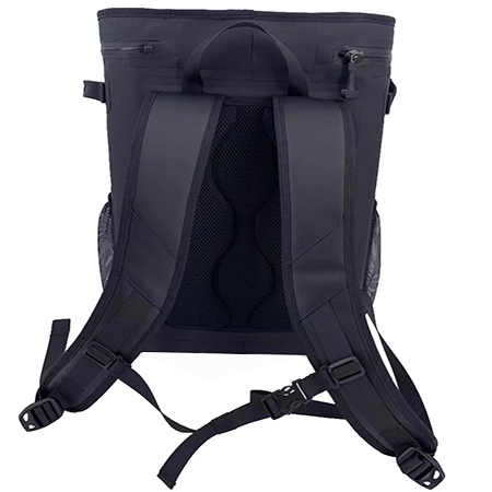 Waterproof backpack back